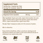 The Magic Magnesium Citrate Supplement Facts label from Wooden Spoon Herbs lists magnesium citrate, hydrating electrolytes, dosage instructions, and symbols showing it’s non-GMO, vegan, gluten-free, and woman-owned—a great choice for gut health.