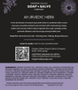 The Natural Shampoo Bar by Chagrin Valley Soap & Salve features organic coconut oil and coconut milk, benefits all hair types, and includes product details plus company contact and certification info on the label.