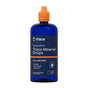 A blue bottle of ConcenTrace Trace Mineral Drops by Trace Minerals, featuring an orange dropper cap. The label notes support for energy, bone health, and digestion. Contains a 96-day supply of natural trace minerals.