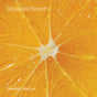 Close-up of a sliced orange showing juicy segments. White text reads “Citrusy and Smooth” at the top and “Orange Vanilla” at the bottom left, highlighting notes that support energy metabolism for better cellular function with Cymbiotika’s Liposomal NAD+ Packets – Healthy Aging + Longevity.