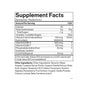 Cymbiotika Liposomal Vitamin D3 + K2 + CoQ10 Supplement Facts label: Details serving size, calories, total carbohydrates and sugars, amounts of Vitamin D3, Vitamin K2 (as Menaquinone-7), phosphatidylcholine, and CoQ10 per serving, as well as a full ingredients list with nutritional values.