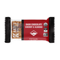 Kates Real Food Organic Energy Bar - Dark Chocolate Cherry & Almond features red packaging with USDA Organic, Gluten Free, and Non-GMO icons. The wholesome granola bar inside is partly visible, offering real food energy.
