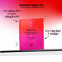 A pink packet of Derma E Retinol Line Smoothing Hydro Gel Patches, displayed against a red gradient background, features text emphasizing its benefits: tightening, firming, collagen support, and targeting fine lines and wrinkles. These anti-aging eye patches from Derma E provide an effective retinol undereye treatment for visibly smoother and more youthful-looking skin.