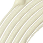 Close-up of several thick, creamy, off-white lines of Derma E's Anti-Wrinkle Retinol Night Treatment spread next to each other on a smooth surface.