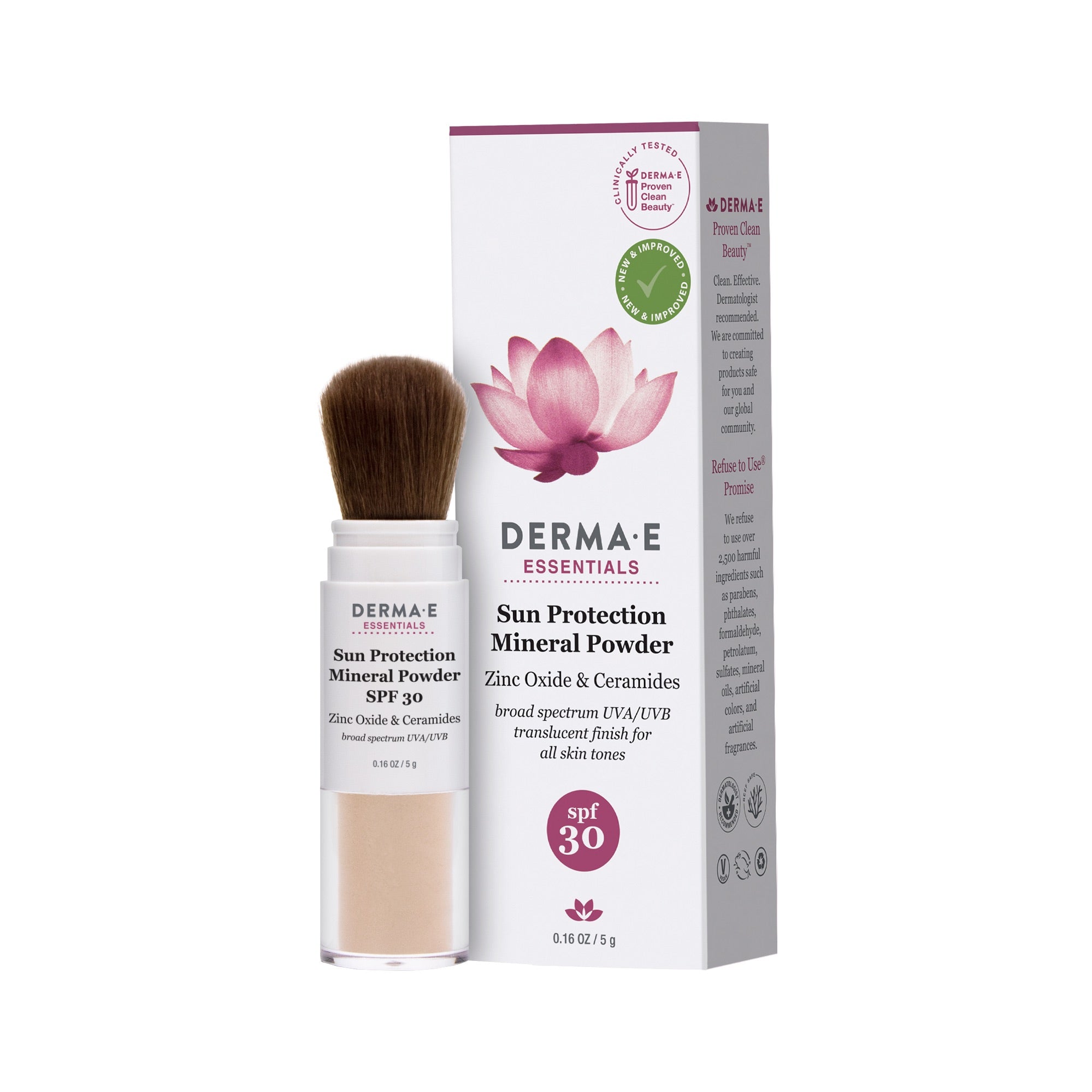 Derma E Sun Protection Mineral Powder SPF 30 | Grove Collaborative