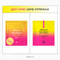 Two packets of Derma E Vitamin C Hydro Gel Patches are displayed, each featuring a different packaging design. The text above reads, NEW LOOK! SAME FORMULA. Ideal for addressing undereye puffiness and dark circles, these hydrogel eye masks contain the same effective formula you trust. A note below indicates that packaging may vary.