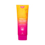 A tube of Derma E Vitamin C Whipped Radiance Polish comes in orange and pink gradient packaging with safe use and cruelty-free logos. This face polish exfoliates for radiant skin.