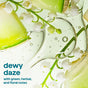 Sliced green melon and lily of the valley flowers float in clear, bubbly liquid. Text: method Super Shine Dish Soap—green, herbal, and floral notes for cruelty-free cleaning in a recycled plastic bottle.