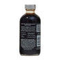 A glass bottle of Kosterina Dark Chocolate Balsamic Vinegar features a silver cap, label with Mediterranean origin, steak marinade suggestion, savory-sweet notes, nutritional info, no added sugar, and a QR code.