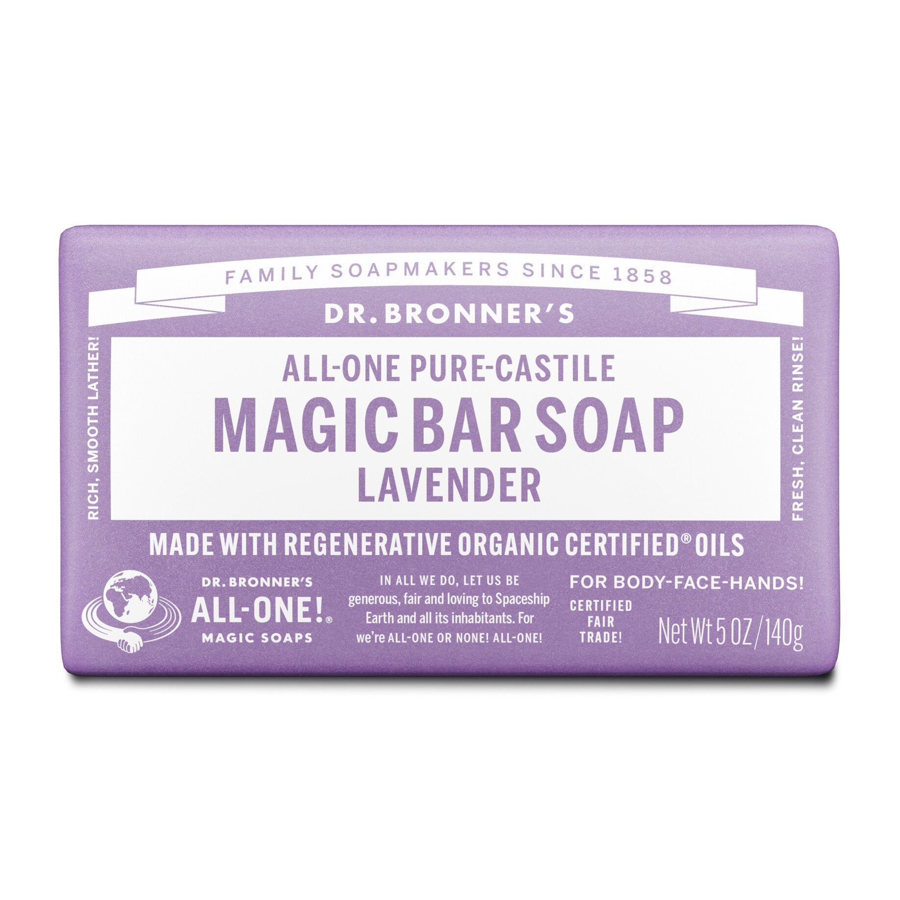 Dr. Bronner's Hemp Pure-Castile Bar Soap - Thumbnail 2