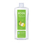 Clear bottle of ECOS Dish Soap Liquid with a gentle, pear-scented green label featuring an illustration of pears.