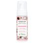 A bottle of Moisturizing Cleansing Foam by Everyday For Future, with a pink label and coconut illustrations, features coconut and calendula extract—an organic face cleanser that's gentle on sensitive and dry skin.