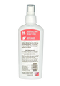 The back of an upright white Stay Away® Mosquitoes Insect Repellent spray bottle by Earthkind, with directions, safety info, and product claims in red and black text, shown on a plain white background. Up to 14-hour protection.