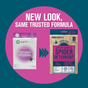 Two boxes are shown side by side with an arrow between them. The left box is labeled Earthkind Stay Away Spiders, the right box is labeled Fresh Cab® Spider Deterrent. Text above reads, New look, same trusted formula.