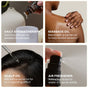 Here’s the rewritten sentence using your product data: Four ways to use Cliganic Organic Peppermint Essential Oil - Burst of Freshness: add it to a diffuser for a crisp mint aroma, blend with carrier oil for soothing massages, mix with carrier oil for refreshing scalp care, and add drops to water in a spray bottle for an invigorating air freshener. Images show each step in action.