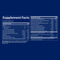Supplement Facts label for Trace Minerals Power Pak displays serving size, servings per container, calories, and daily values for vitamins, minerals, and other ingredients in a blue and white design, supporting immune health.