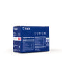 A blue box of Trace Minerals Power Pak Raspberry supplement displays nutrition facts and product info on the back. Packaging highlights essential nutrients, immune support, and energy benefits for an effective electrolyte drink.