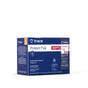 A blue and white box of Trace Minerals Power Pak, Raspberry Flavor, is shown. This vitamin C supplement provides 1,200 mg of vitamin C and essential nutrients to support energy, stamina, immunity, and hydration.