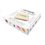 A white Elseware Unplug Flower Press DIY box with a wooden flower press on top, featuring colorful pressed flower and leaf illustrations and text about preserving dried flowers and autumn leaves.