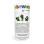 A cylindrical Elseware Unplug container features colorful text and plants. The label describes the Therapy Dough Sampler with Aromatherapy for sensory experience and stress relief, and lists use instructions plus ingredient details.