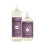 The Mrs. Meyer's Fall Hand & Dish Soap Set includes a 16 fl oz dish soap with a flip cap and a 12.5 fl oz pump hand soap, both with purple elderberry-themed labels and delightful fall scents.