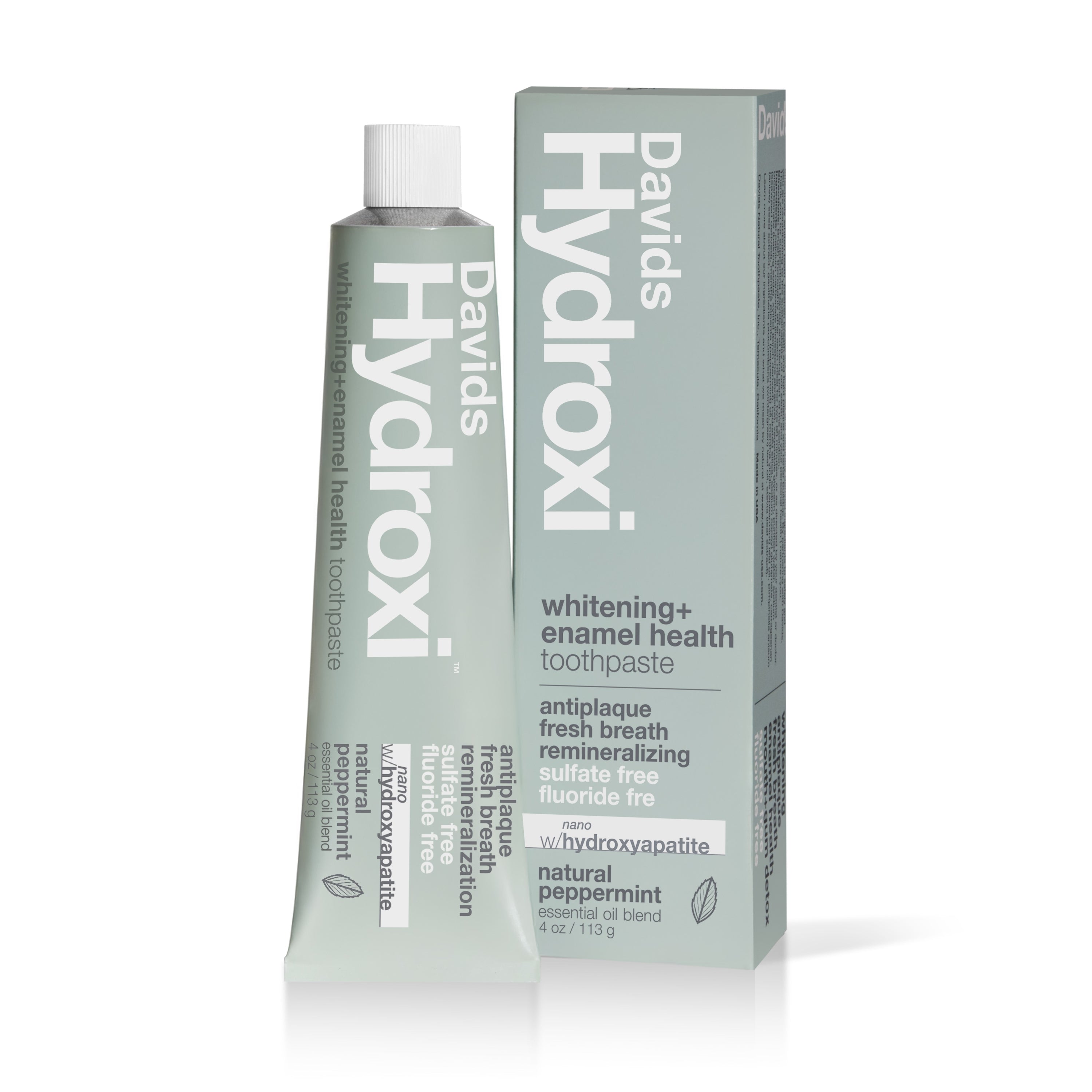 Davids Hydroxi Whitening + Enamel Health Toothpaste w/nano ...