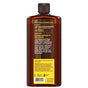 Back of an Every Man Jack Hydrating Body Wash for Men bottle with a black cap displaying product information. The label emphasizes coconut-derived cleansers, contains no parabens or dyes, and features a sandalwood teak fragrance reminiscent of a warm summer in the woods. This moisturizing body wash is designed for men who value quality grooming products, and includes clear usage instructions.