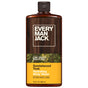A 16.9 fl oz (500 mL) bottle of Every Man Jack Hydrating Body Wash for Men, highlighted by a wood-textured label and a yellow band displaying product details. This moisturizing body wash is crafted as an essential grooming product designed specifically for men.