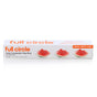 A box of Full Circle Certified Compostable Cling Wrap (150 sq ft) with a slide cutter, featuring watermelon slice images. The eco-friendly packaging highlights it's made from corn and is home compostable.