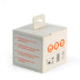 A white handled box from Full Circle displays icons and text: FSC Certified Cupcake Liners, naturally nonstick, unbleached paper, non-toxic coating, easy cleanup, and fully plant-based for composting.