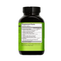 A black bottle of HUM Nutrition's Flatter Me Extra Strength for Bloat Relief features a green label with Supplement Facts, ingredients, and serving size for debloating and digestive enzymes, plus a black cap and a white-and-black text box.
