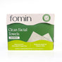 Fomin Clean Facial Towels Bamboo come in eco-friendly green and beige packaging, featuring natural anti-microbial properties that help reduce acne and provide gentle care for sensitive skin.