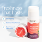 A set of Fomin Deodorant Sticks is neatly arranged on a table, each designed to effectively neutralize odors for eco-conscious users.