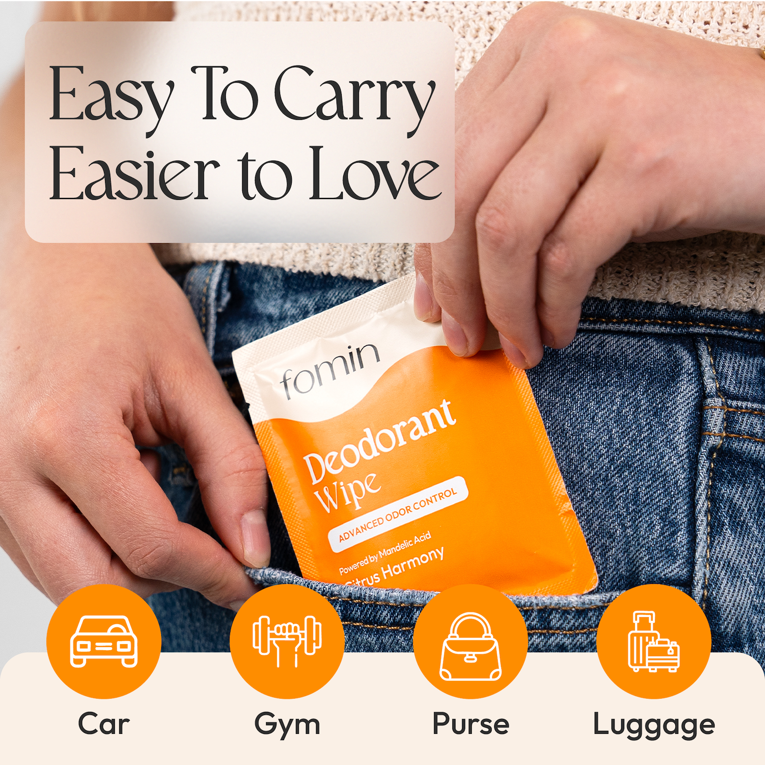 Fomin Deodorant Wipes - Thumbnail 5