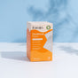 A box of Fomin Deodorant Wipes W/ AHA in Citrus Harmony sits on a white surface with a light blue background. The orange and white pack highlights exfoliating wipes with Mandelic Acid to help prevent ingrown hairs. Includes 15 wipes.