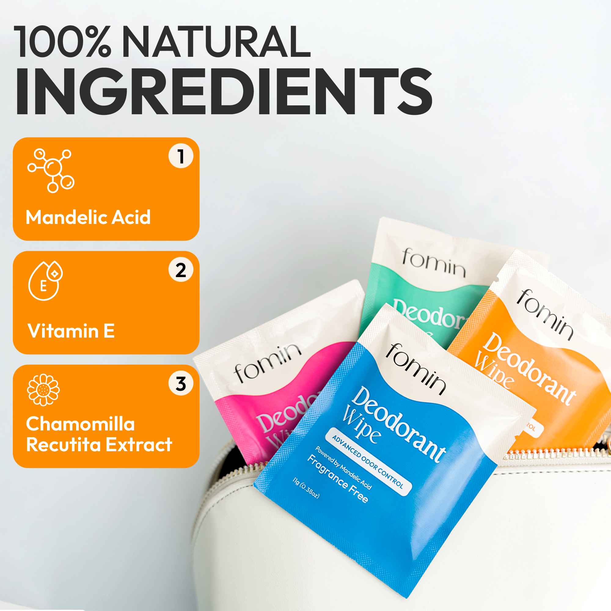 Fomin Deodorant Wipes - Thumbnail 4