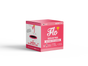Here We Flos Flo Sensitive Bladder Bamboo Pads come in a pink, heart-decorated box with a cartoon pad. Each pack includes 16 organic, plant-based pads that are leak-free and free from plastic and perfumes—ideal for sensitive bladders.
