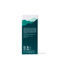A white box for Ursa Major’s Forest Fix Spray Deodorant features a minimalist green mountain design. Text details plant-enzyme ingredients and recycling info, with certification and recycling symbols at the bottom.
