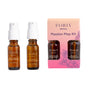 Two small amber bottles labeled Foria sit beside a pink and orange box marked Intimacy Passion Play Kit with Organic Botanicals by Foria, featuring floral graphics and inviting you to explore new sensations.