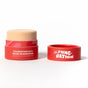 Axiology’s Fungdation - Mushroom Foundation is a hydrating stick in a red container labeled “Foundation with Reishi Mushrooms,” with a matching cap that reads “5-in-1 LOVING FUNGDATION,” showcased against a white background.