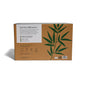 Grove Co. 3-Ply Bamboo Toilet Paper (400 sheets per roll) comes in a brown box with a green leaf design and white label, highlighting its eco-friendly, FSC-certified, plastic-free and tree-free qualities with recycling icons.