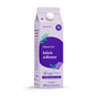 A 32 oz Grove Co. Liquid Fabric Softener in Lavender Blossom & Thyme scent, labeled for 43 loads, features lavender graphics and promotes static reduction and fabric softening—pairs well with a reusable silicone laundry cup.