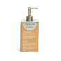 The Grove Co. Hand Soap Dispenser - Winter Collection features a brown cardboard body with a metal pump and text on the front promoting refilling, reusing, and sustainability. Instructions and eco-friendly information are also displayed.
