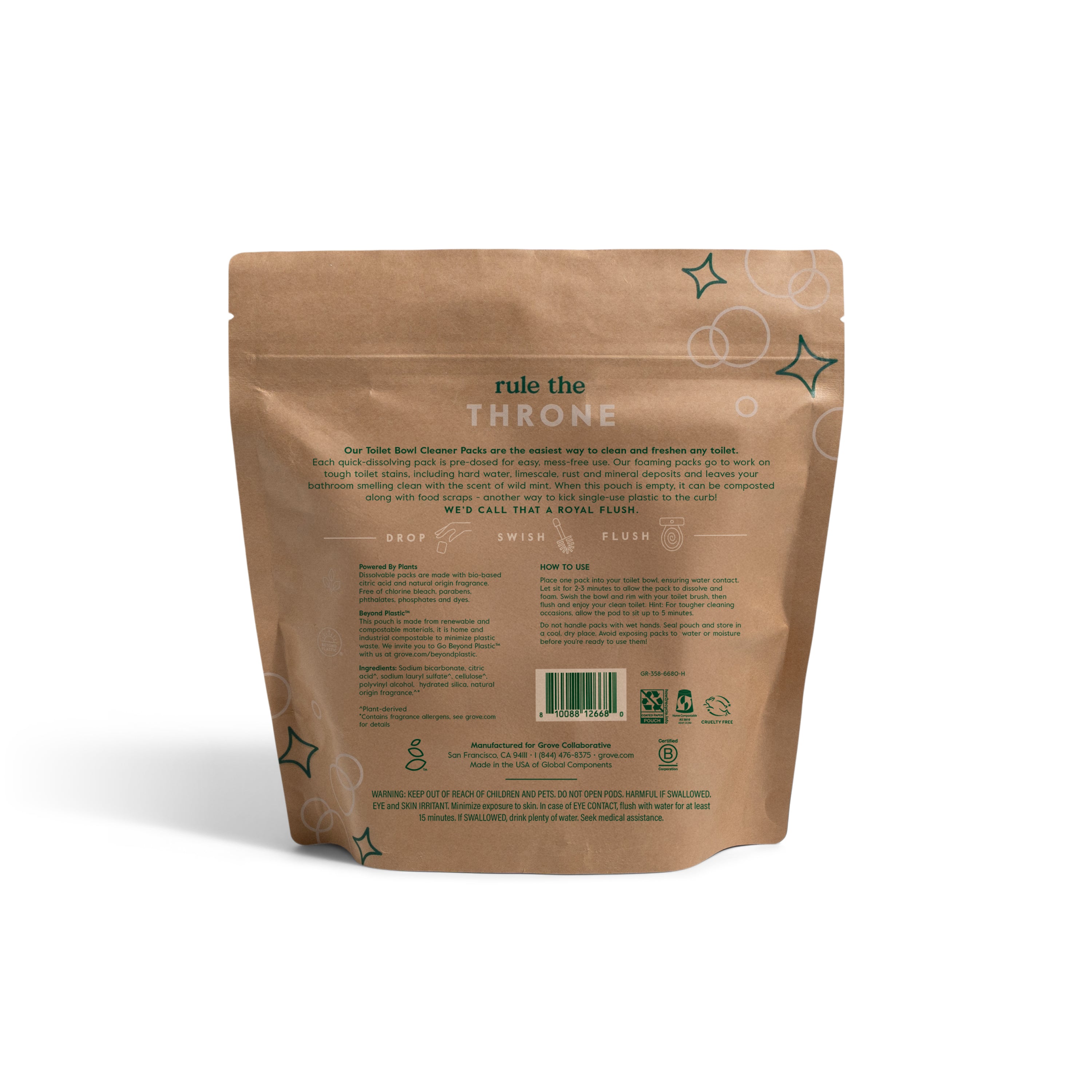 Grove Co. Toilet Bowl Cleaner Pods - Thumbnail 2