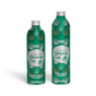 Two green, patterned aluminum bottles from Grove Co.’s Scents & Suds - Winter Collection stand side by side—one hand soap, one dish soap—both in the “Winter Grove” scent with “Limited Edition” printed at the top.