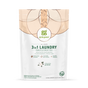 A package of grab green 3 in 1 Laundry Detergent Pods - Gardenia delivers 24 loads with biobased ingredients and acts as a detergent, stain remover, and brightener.