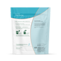 Back of grab green 3 in 1 Laundry Detergent Pods - Fragrance Free package. White with blue and teal accents, it lists directions, benefits, ingredients, recycling info, and a washing machine diagram. Labeled 