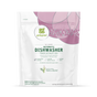 A white and pink pack of grab green Automatic Dishwasher Detergent Pods - Thyme with Fig Leaf cleans 60 loads, removes grease, delivers spot-free dishes, and comes in eco-friendly packaging.