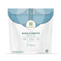 A resealable bag of grab green Bleach Alternative Pods, fragrance free, for 132 loads; made with plant-based ingredients, chlorine-free, and contains no phosphates or dyes.