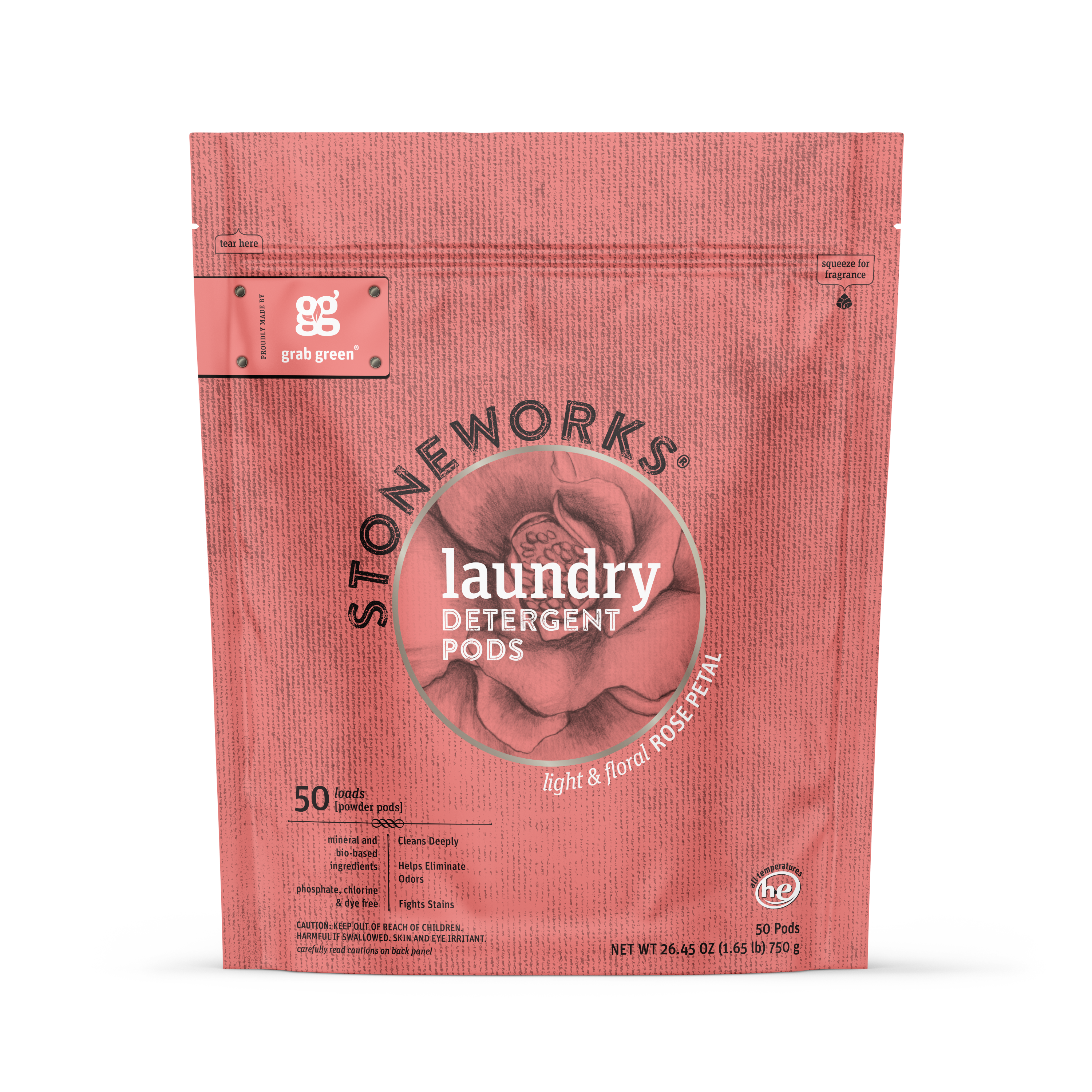 Grab Green Stoneworks Laundry Detergent Pods
